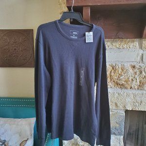 Charcoal gray long sleeved shirt